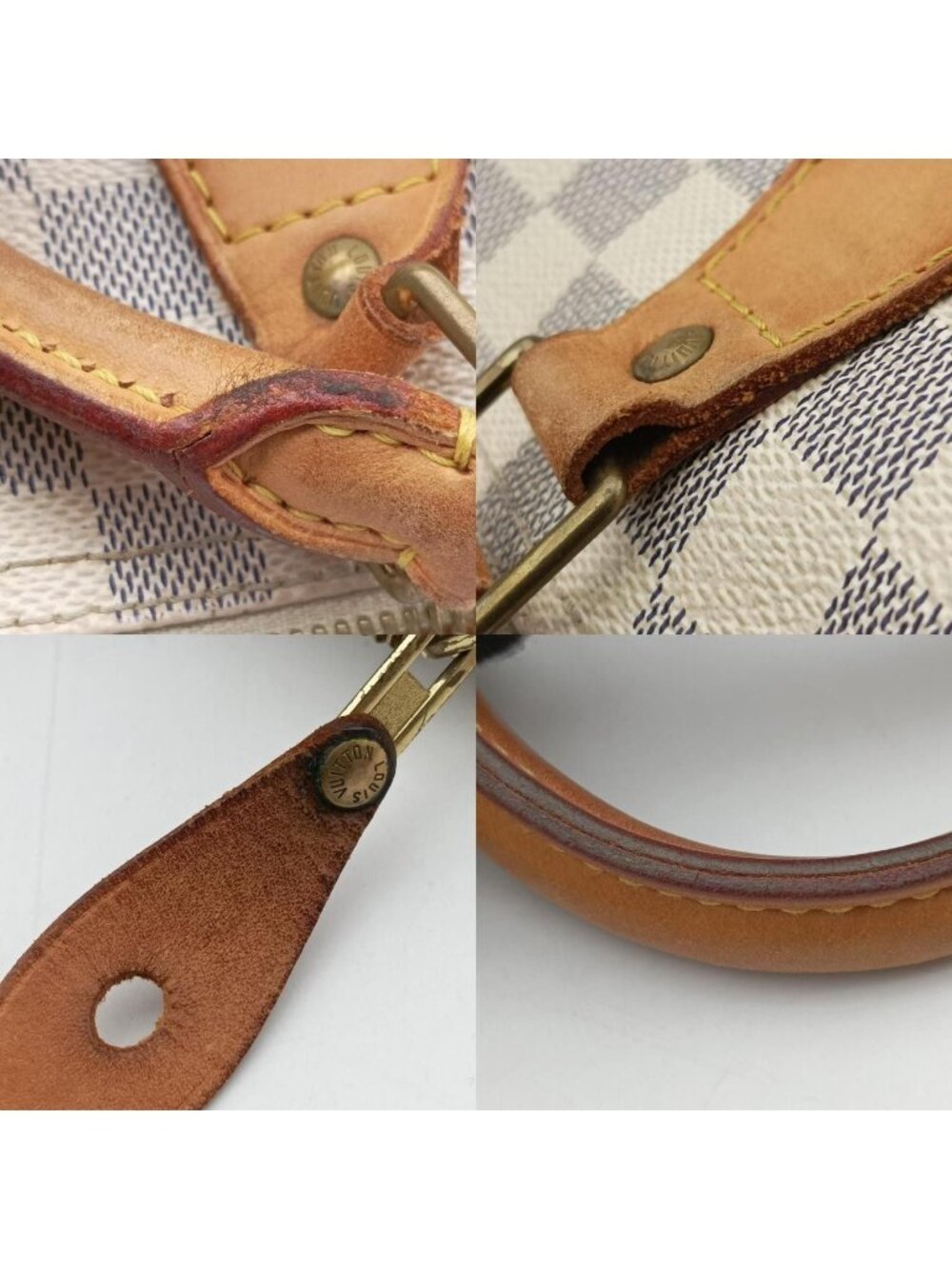 Louis Vuitton Speedy 30 Azur Damier Canvas Handbag - Picture 16 of 16